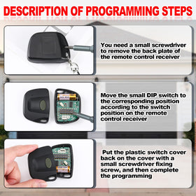 Kingdder compact keychain remote with car keys for portability