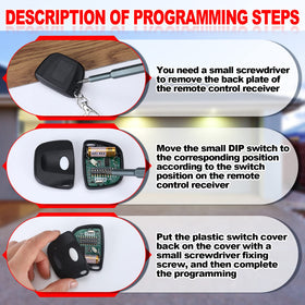Kingdder compact keychain remote fits pockets for convenient carry.