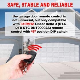 Kingdder Delta 3 compatibility label on the remote for easy identification