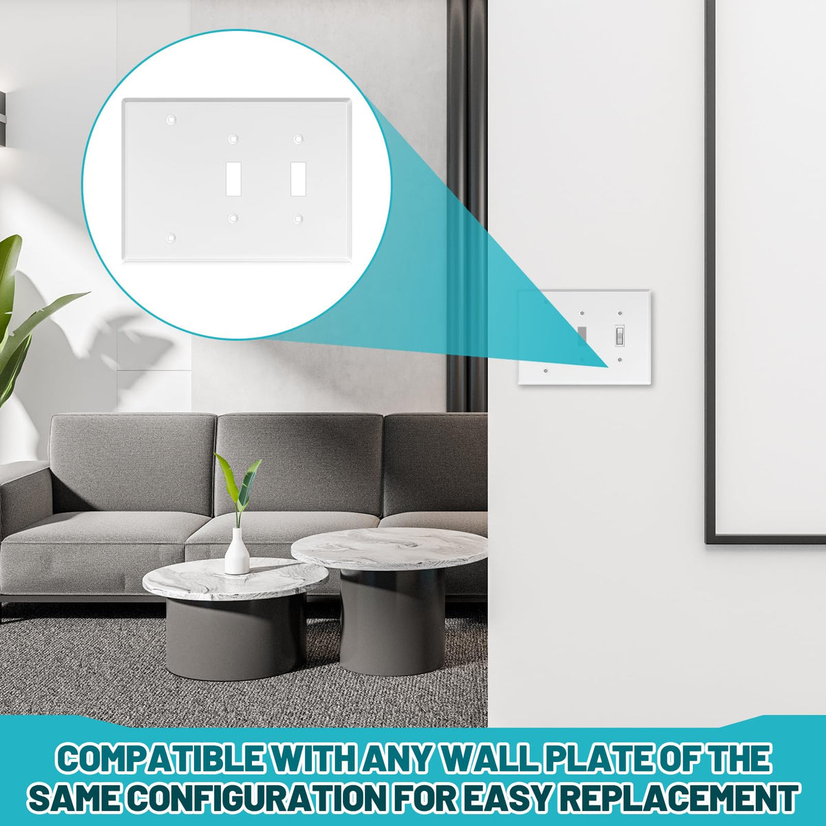 Easy installation with included screws for quick upgrades