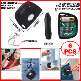 Kingdder garage-door remote with keychain for everyday convenience and quick access.