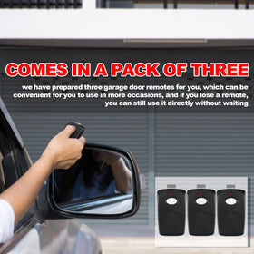 Kingdder keychain remote delivers wide coverage for convenient entry.