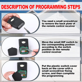 Kingdder compact remote is pocket-friendly for quick access.