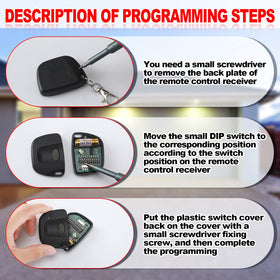 Kingdder remote keychain keeps garage access handy and portable
