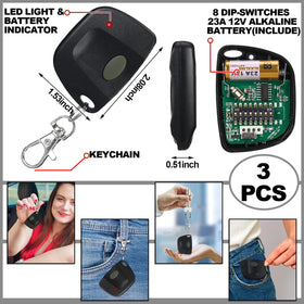 Kingdder remote keychain design showing portable carry and quick access