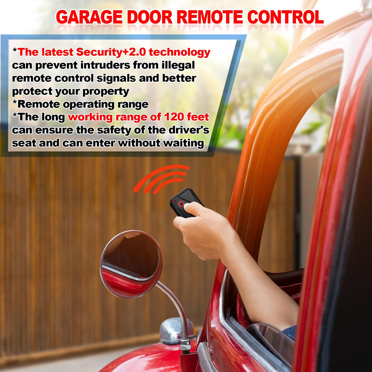 Kingdder remote with keyring enables quick access on-the-go