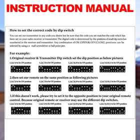 Kingdder rolling code encryption helps protect garage access.