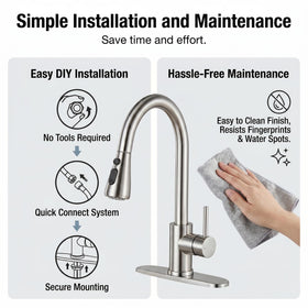 KINGO HOME easy-clean surface resists stains for quick upkeep