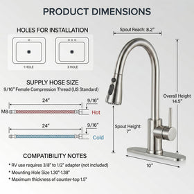 KINGO HOME single-handle control enables smooth one-handed operation