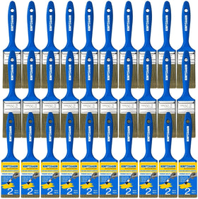 KingOrigin 30-pack 2-inch brushes for versatile walls and trim coverage.