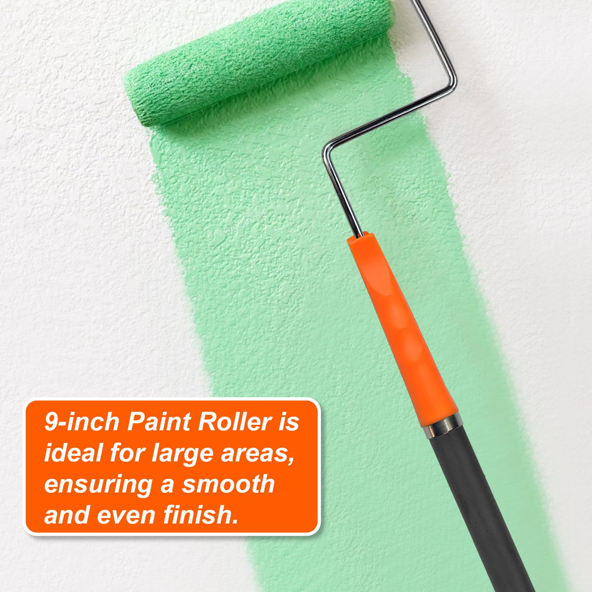 KingOrigin 4-inch roller cover enables precise edging around windows and trim.