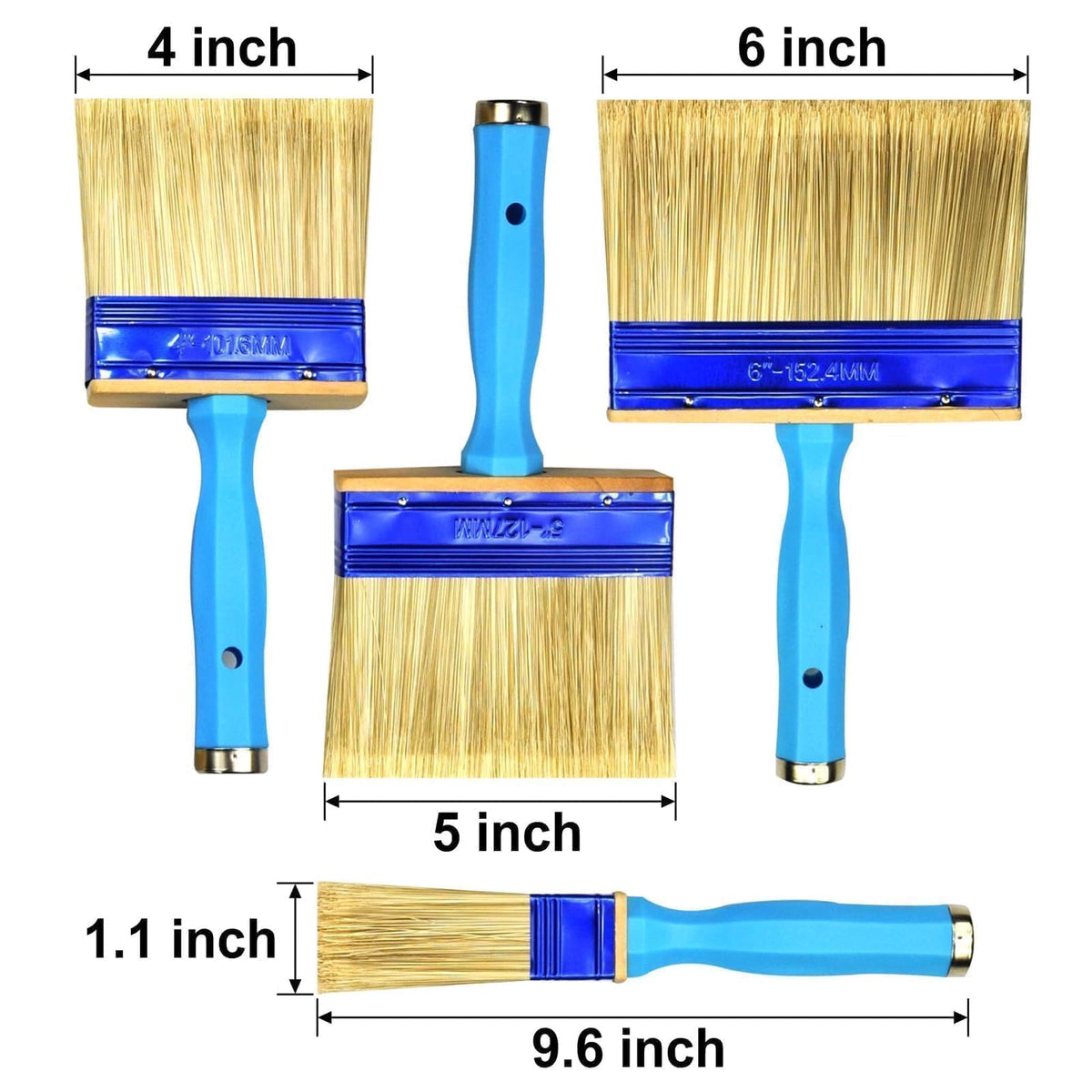 KingOrigin deck stain brush 5-inch speeds up deck staining tasks.