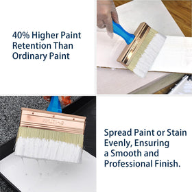KingOrigin deck stain brush threaded handle fits extension poles.
