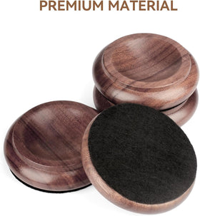 KingPoint felt-base floor protectors cushion movement on furniture