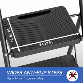 Kingrack handrail supports safer climbing on stairs and ladders.