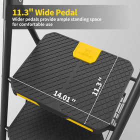 KINGRACK 2 Step Ladder safety lock feature visible when unfolding for stability.