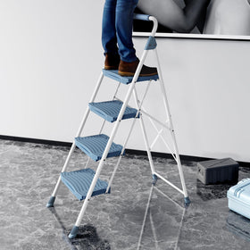 KINGRACK 4 Step Ladder kitchen-use for reaching high shelves.