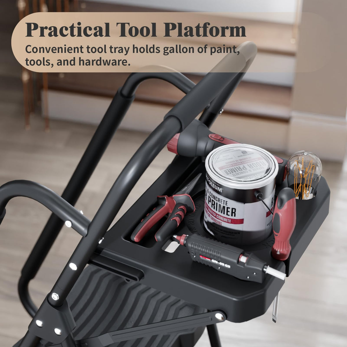 KINGRACK anti-slip feet protect floors while stabilizing.