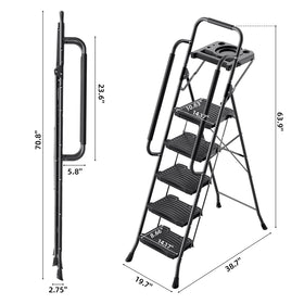 KINGRACK versatile ladder for home, garage, and office.
