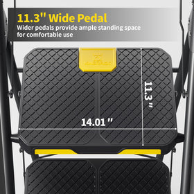 KINGRACK 5-Step Ladder tool-platform tray keeps tools handy