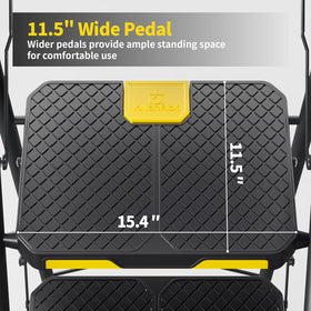 KingRACK 6-step ladder safety lock feature enhances stability during use