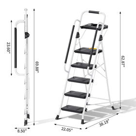 KINGRACK anti-slip shark-tooth feet grip diverse surfaces.