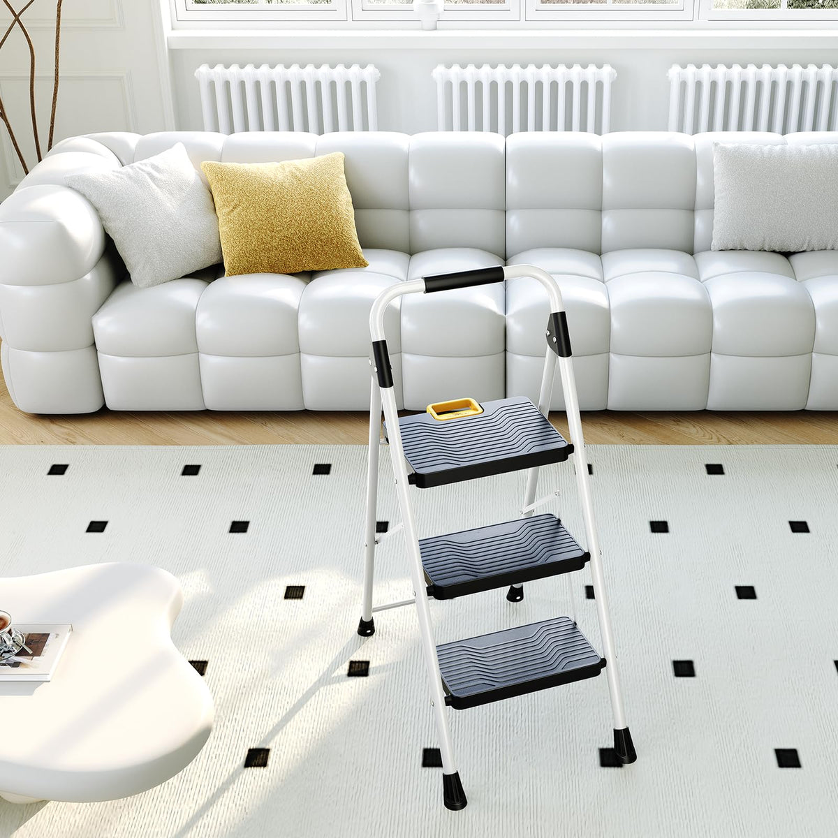 KINGRACK compact folded form saves storage space in tight closets.
