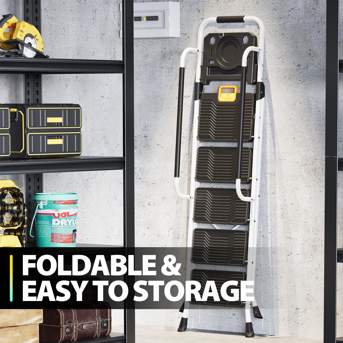 KINGRACK durable steel construction supports heavy-duty tasks.