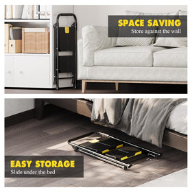 KINGRACK folded compact storage demonstrates space-saving design.