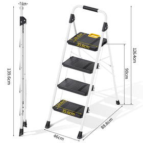 KINGRACK ladder ideal for home, pantry, kitchen, and office use