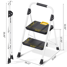 KINGRACK ladder in kitchen setup for overhead cabinet access