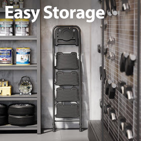 Versatile use in kitchen, garage, and garden with KINGRACK ladder.
