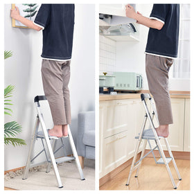 KINGRACK multi-use ladder ideal for kitchen, garage, or crafts.