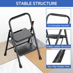 Kingrack rubber feet prevent slipping and protect floors.