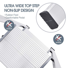 KINGRACK rubber non-slip feet grip floors for stable use.