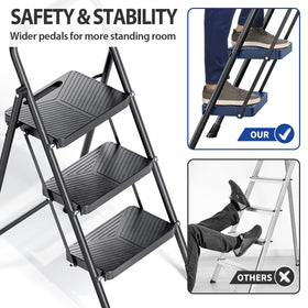 KINGRACK safety catch lock system auto-locks for reliable setup.