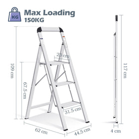 KingRACK safety lock and sturdy frame for safer use