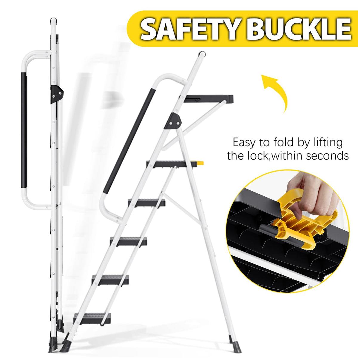 KINGRACK soft sponge handrails add comfort during extended use.