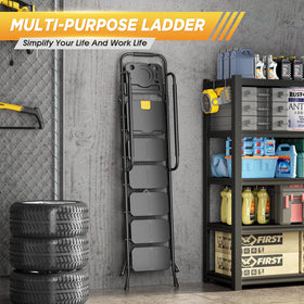 KINGRACK Step Ladder suited for home, workshop, and garage projects.