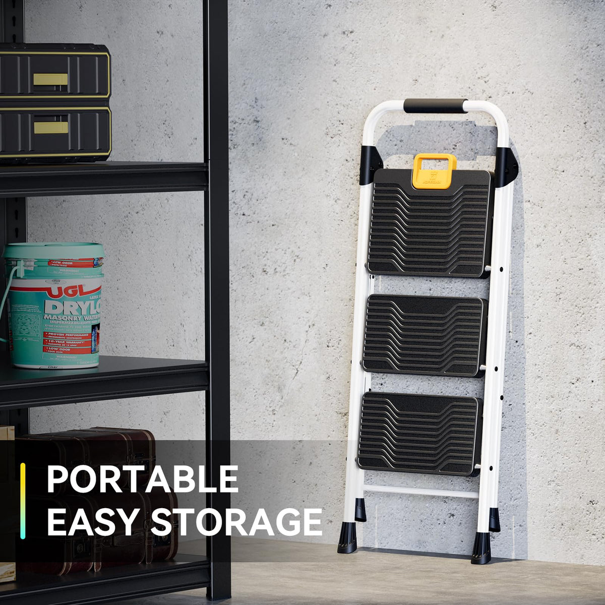 KINGRACK thick steel frame enhances durability and steady support.