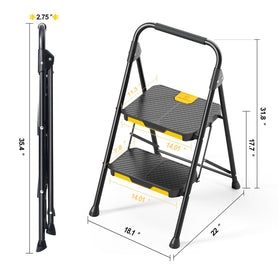 KINGRACK wide pedals improve footing on various surfaces.