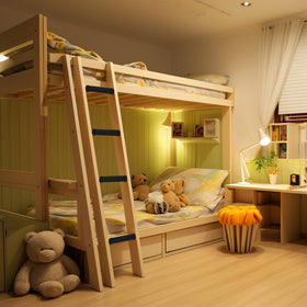 Kingshion bunk bed ladder pads are machine washable for easy cleaning