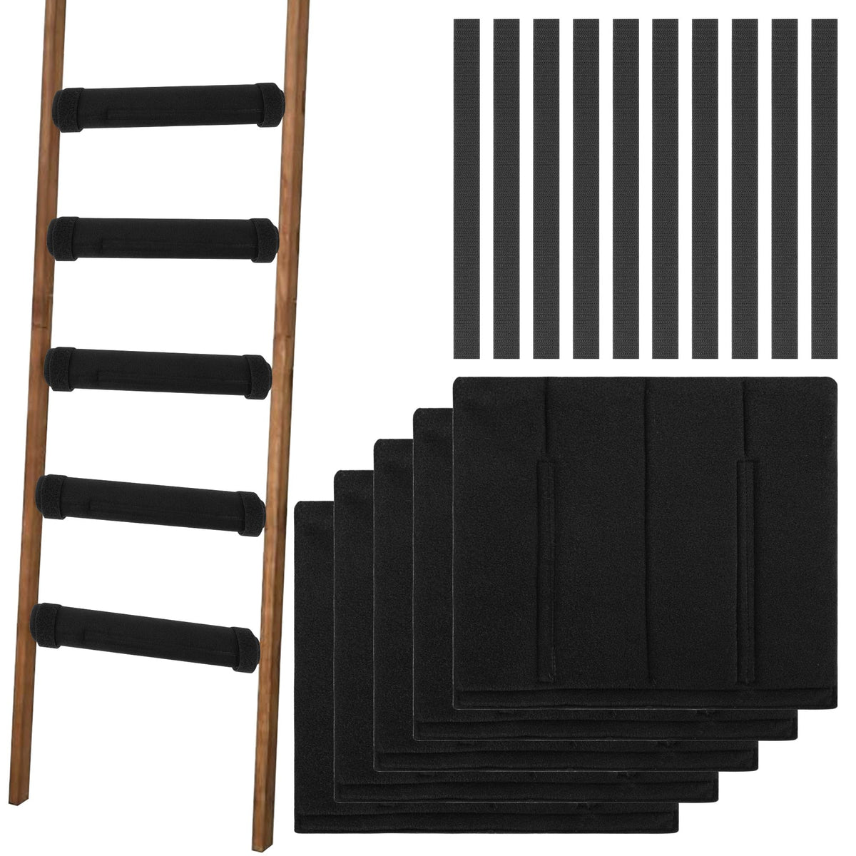 Kingshion bunk bed ladder pads with soft plush cover for gentle cushioning