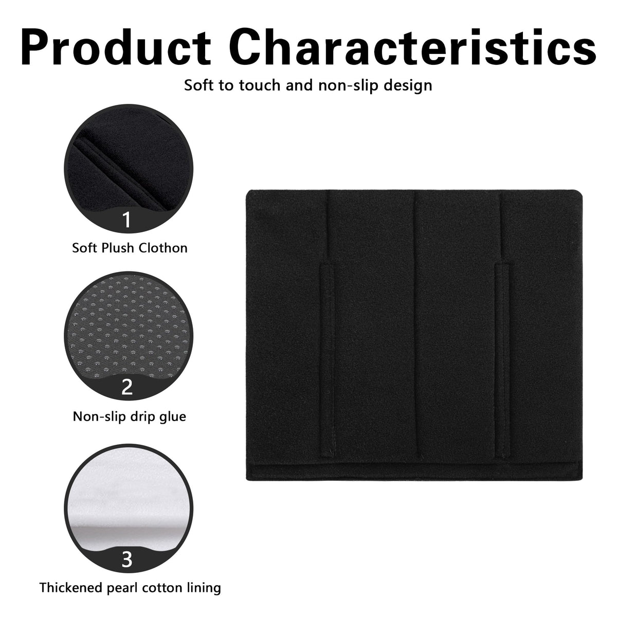 Kingshion ladder pads back with waterproof backing and anti-slip beads for grip