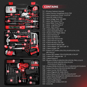 KingTool 12V cordless drill with 3/8 inch chuck for quick DIY projects.
