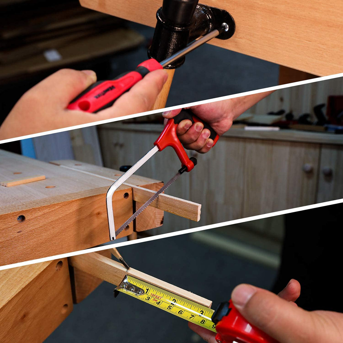 KingTool 72-tooth ratchet enables smooth, precise tightening in tight spaces.