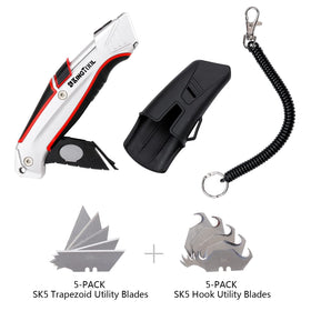 KingTool aluminum shell and rubber grip for durable, comfortable use