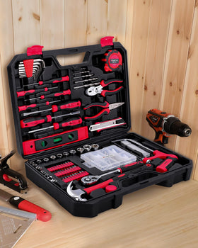 KingTool complete socket wrench set enables versatile fastener work.