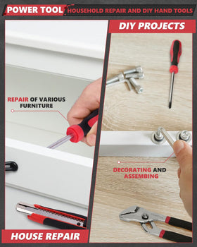 KingTool pliers, hammer, and wrenches for common repairs.