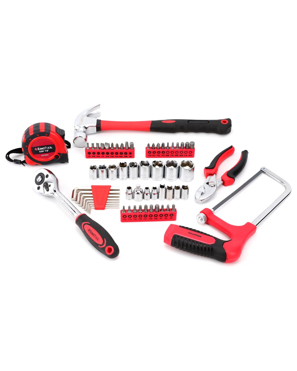 KingTool portable tool chest makes storage and transport easy for homeowners.